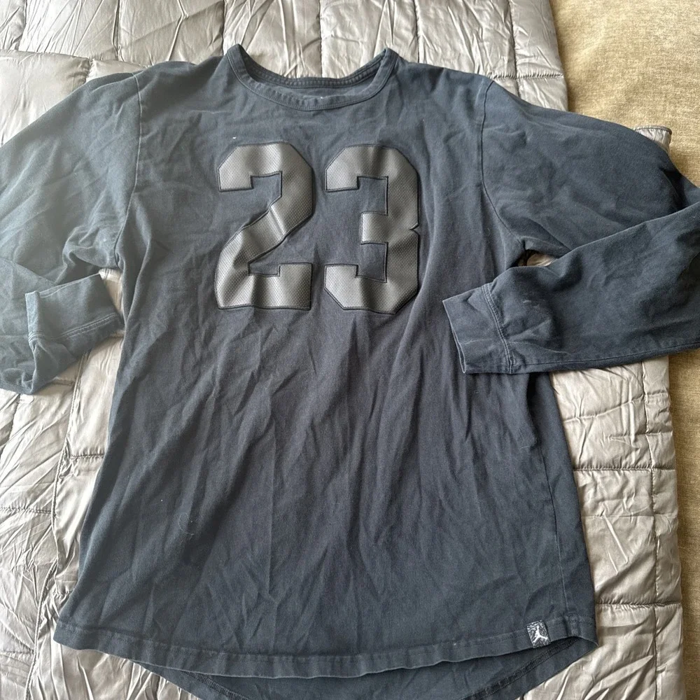 Jordan 23 Black‎ Long Sleeve Men's Large Super Cool Shirt